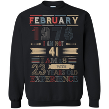 Load image into Gallery viewer, February 1978 Vintage I Am Not 41 I Am 18 With 23 Years Experience Shirt LT01 - february-1978-vintage-i-am-not-41-i-am-18-with-23-years-experience-shirt-lt01-vivianstorescom-5