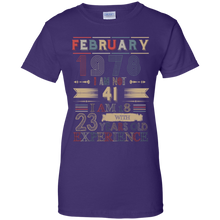 Load image into Gallery viewer, February 1978 Vintage I Am Not 41 I Am 18 With 23 Years Experience Shirt LT01 - february-1978-vintage-i-am-not-41-i-am-18-with-23-years-experience-shirt-lt01-vivianstorescom-8