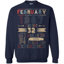 Load image into Gallery viewer, February 1987 Vintage I Am Not 32 I Am 18 With 14 Years Experience Shirt LT01 - february-1987-vintage-i-am-not-32-i-am-18-with-14-years-experience-shirt-lt01-vivianstorescom-6