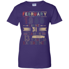 Load image into Gallery viewer, February 1988 Vintage I Am Not 31 I Am 18 With 13 Years Experience Shirt LT01 - february-1988-vintage-i-am-not-31-i-am-18-with-13-years-experience-shirt-lt01-vivianstorescom-8
