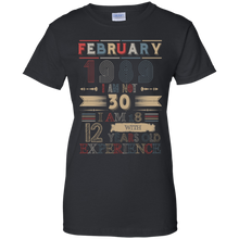 Load image into Gallery viewer, February 1989 Vintage I Am Not 30 I Am 18 With 12 Years Experience Shirt LT01 - february-1989-vintage-i-am-not-30-i-am-18-with-12-years-experience-shirt-lt01-vivianstorescom-7