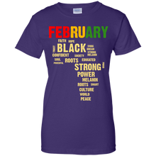 Load image into Gallery viewer, February Afro Color Words African Birthday Shirt HT01 - february-afro-color-words-african-birthday-shirt-ht01-vivianstorescom-10