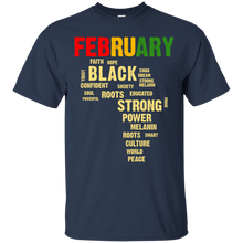 Load image into Gallery viewer, February Afro Color Words African Birthday Shirt HT01 - february-afro-color-words-african-birthday-shirt-ht01-vivianstorescom-2