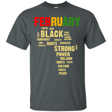 Load image into Gallery viewer, February Afro Color Words African Birthday Shirt HT01 - february-afro-color-words-african-birthday-shirt-ht01-vivianstorescom-3