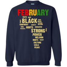 Load image into Gallery viewer, February Afro Color Words African Birthday Shirt HT01 - february-afro-color-words-african-birthday-shirt-ht01-vivianstorescom-7