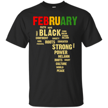 Load image into Gallery viewer, February Afro Color Words African Birthday Shirt HT01 - february-afro-color-words-african-birthday-shirt-ht01-vivianstorescom