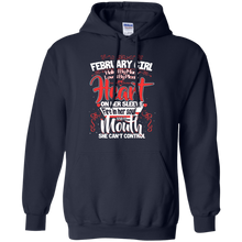 Load image into Gallery viewer, February Girl A Mouth She Can't Control Birthday Shirt LT01 - february-girl-a-mouth-she-cant-control-birthday-shirt-lt01-vivianstorescom-4