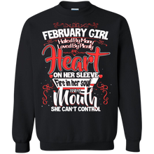 Load image into Gallery viewer, February Girl A Mouth She Can't Control Birthday Shirt LT01 - february-girl-a-mouth-she-cant-control-birthday-shirt-lt01-vivianstorescom-5