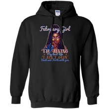Load image into Gallery viewer, February Girl - I'm Living My Best Life Birthday Shirt HT01 - february-girl-im-living-my-best-life-birthday-shirt-ht01-vivianstorescom-4