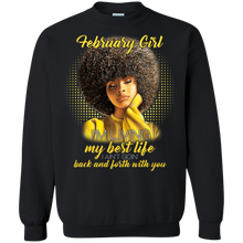 Load image into Gallery viewer, February Girl Living My Best Life Awesome February Birthday T-Shirt KA01 - february-girl-living-my-best-life-awesome-february-birthday-t-shirt-ka01-vivianstorescom-5