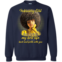 Load image into Gallery viewer, February Girl Living My Best Life Awesome February Birthday T-Shirt KA01 - february-girl-living-my-best-life-awesome-february-birthday-t-shirt-ka01-vivianstorescom-6