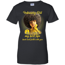 Load image into Gallery viewer, February Girl Living My Best Life Awesome February Birthday T-Shirt KA01 - february-girl-living-my-best-life-awesome-february-birthday-t-shirt-ka01-vivianstorescom-7