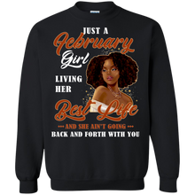 Load image into Gallery viewer, February Girl Living My Best Life Birthday Shirt VA01 - february-girl-living-my-best-life-birthday-shirt-va01-vivianstorescom-6