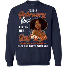 Load image into Gallery viewer, February Girl Living My Best Life Birthday Shirt VA01 - february-girl-living-my-best-life-birthday-shirt-va01-vivianstorescom-7