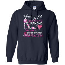 Load image into Gallery viewer, February Girl No One Shines Brighter Than You Do Shirt HA01 - february-girl-no-one-shines-brighter-than-you-do-shirt-ha01-vivianstorescom-4