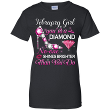 Load image into Gallery viewer, February Girl No One Shines Brighter Than You Do Shirt HA01 - february-girl-no-one-shines-brighter-than-you-do-shirt-ha01-vivianstorescom-7