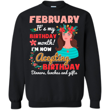 Load image into Gallery viewer, February It's My Birthday Month I'm Now Accepting Shirt HT01 - february-its-my-birthday-month-im-now-accepting-shirt-ht01-vivianstorescom-5