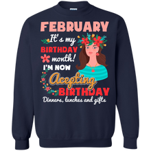 Load image into Gallery viewer, February It's My Birthday Month I'm Now Accepting Shirt HT01 - february-its-my-birthday-month-im-now-accepting-shirt-ht01-vivianstorescom-6