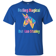 Load image into Gallery viewer, Feeling Magical But Also Stabby Unicorn T-shirt LT02 - feeling-magical-but-also-stabby-unicorn-t-shirt-lt02-vivianstorescom-3