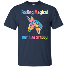 Load image into Gallery viewer, Feeling Magical But Also Stabby Unicorn T-shirt LT02 - feeling-magical-but-also-stabby-unicorn-t-shirt-lt02-vivianstorescom-4
