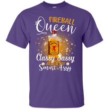 Load image into Gallery viewer, Fireball Queen Classy Sassy And A Bit Smart Assy T-shirt LT02 - fireball-queen-classy-sassy-and-a-bit-smart-assy-t-shirt-lt02-vivianstorescom-2