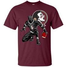 Load image into Gallery viewer, Florida State Seminoles Football Black Panther T-Shirt - florida-state-seminoles-football-black-panther-t-shirt-vivianstorescom