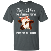 Load image into Gallery viewer, Funny Cow Deja Moo the Feeling You're Farmer Shirt VA01 - funny-cow-deja-moo-the-feeling-youre-farmer-shirt-va01-vivianstorescom-3