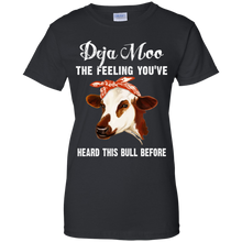 Load image into Gallery viewer, Funny Cow Deja Moo the Feeling You're Farmer Shirt VA01 - funny-cow-deja-moo-the-feeling-youre-farmer-shirt-va01-vivianstorescom-8