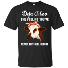 Load image into Gallery viewer, Funny Cow Deja Moo the Feeling You're Farmer Shirt VA01 - funny-cow-deja-moo-the-feeling-youre-farmer-shirt-va01-vivianstorescom