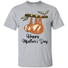 Load image into Gallery viewer, Funny Sloth Happy Mothers Day Shirt VA02 - funny-sloth-happy-mothers-day-shirt-va02-vivianstorescom
