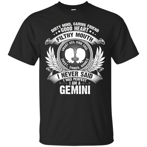 Gemini Perfect Birthday Dirty Mind, Good Heart Zodiac Tee HT01 - gemini-perfect-birthday-dirty-mind-good-heart-zodiac-tee-ht01-vivianstorescom