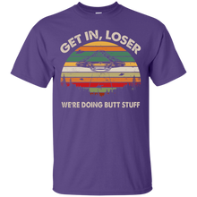 Load image into Gallery viewer, Get In, Loser We're Doing Butt Stuff UFO Vintage T-shirt LT01 - get-in-loser-were-doing-butt-stuff-ufo-vintage-t-shirt-lt01-vivianstorescom-2