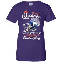 Load image into Gallery viewer, Giants Queen Classy Sassy And A Bit Smart Assy Shirt KA01 - giants-queen-classy-sassy-and-a-bit-smart-assy-shirt-ka01-vivianstorescom-8
