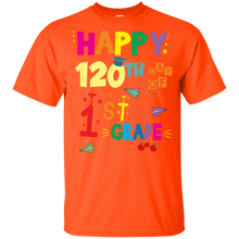 Load image into Gallery viewer, Happy 120th Day Of 1st Grade T-Shirt For Kid - happy-120th-day-of-1st-grade-t-shirt-for-kid-vivianstorescom-4