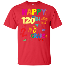 Load image into Gallery viewer, Happy 120th Day Of 2nd Grade T-Shirt For Kid - happy-120th-day-of-2nd-grade-t-shirt-for-kid-vivianstorescom-2