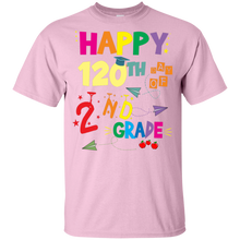 Load image into Gallery viewer, Happy 120th Day Of 2nd Grade T-Shirt For Kid - happy-120th-day-of-2nd-grade-t-shirt-for-kid-vivianstorescom-3