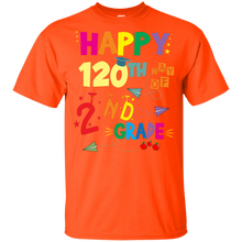 Load image into Gallery viewer, Happy 120th Day Of 2nd Grade T-Shirt For Kid - happy-120th-day-of-2nd-grade-t-shirt-for-kid-vivianstorescom-4