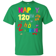 Load image into Gallery viewer, Happy 120th Day Of 2nd Grade T-Shirt For Kid - happy-120th-day-of-2nd-grade-t-shirt-for-kid-vivianstorescom-6