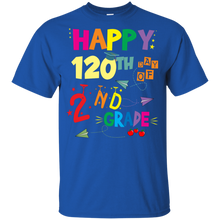 Load image into Gallery viewer, Happy 120th Day Of 2nd Grade T-Shirt For Kid - happy-120th-day-of-2nd-grade-t-shirt-for-kid-vivianstorescom