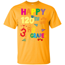 Load image into Gallery viewer, Happy 120th Day Of 3rd Grade T-Shirt For Kid - happy-120th-day-of-3rd-grade-t-shirt-for-kid-vivianstorescom-5