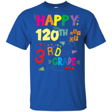 Load image into Gallery viewer, Happy 120th Day Of 3rd Grade T-Shirt For Kid - happy-120th-day-of-3rd-grade-t-shirt-for-kid-vivianstorescom