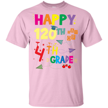 Load image into Gallery viewer, Happy 120th Day Of 4th Grade T-Shirt For Kid - happy-120th-day-of-4th-grade-t-shirt-for-kid-vivianstorescom-3