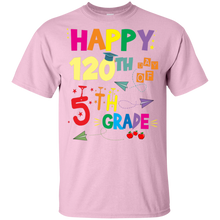 Load image into Gallery viewer, Happy 120th Day Of 5th Grade T-Shirt For Kid - happy-120th-day-of-5th-grade-t-shirt-for-kid-vivianstorescom-3