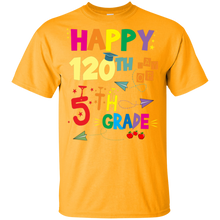 Load image into Gallery viewer, Happy 120th Day Of 5th Grade T-Shirt For Kid - happy-120th-day-of-5th-grade-t-shirt-for-kid-vivianstorescom-5