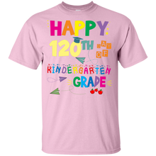 Load image into Gallery viewer, Happy 120th Day Of Kindergarten Grade T-Shirt For Kid - happy-120th-day-of-kindergarten-grade-t-shirt-for-kid-vivianstorescom-3