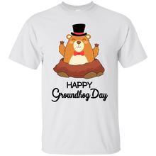 Load image into Gallery viewer, Happy Groundhog Day Funny Groundhog T-Shirt VA01 - happy-groundhog-day-funny-groundhog-t-shirt-va01-vivianstorescom-2