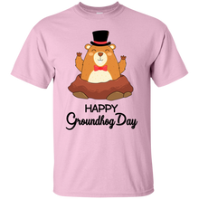 Load image into Gallery viewer, Happy Groundhog Day Funny Groundhog T-Shirt VA01 - happy-groundhog-day-funny-groundhog-t-shirt-va01-vivianstorescom-3
