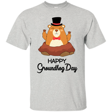 Load image into Gallery viewer, Happy Groundhog Day Funny Groundhog T-Shirt VA01 - happy-groundhog-day-funny-groundhog-t-shirt-va01-vivianstorescom