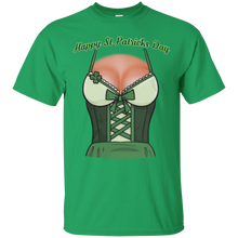 Load image into Gallery viewer, Happy St. Patrick's Day Costume Beauty Boob Funny T-shirt HA02 - happy-st-patricks-day-costume-beauty-boob-funny-t-shirt-ha02-vivianstorescom-2