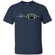 Load image into Gallery viewer, Heartbeat When Watching Chargers Football Team T-shirt For Fan VA02 - heartbeat-when-watching-chargers-football-team-t-shirt-for-fan-va02-vivianstorescom-2